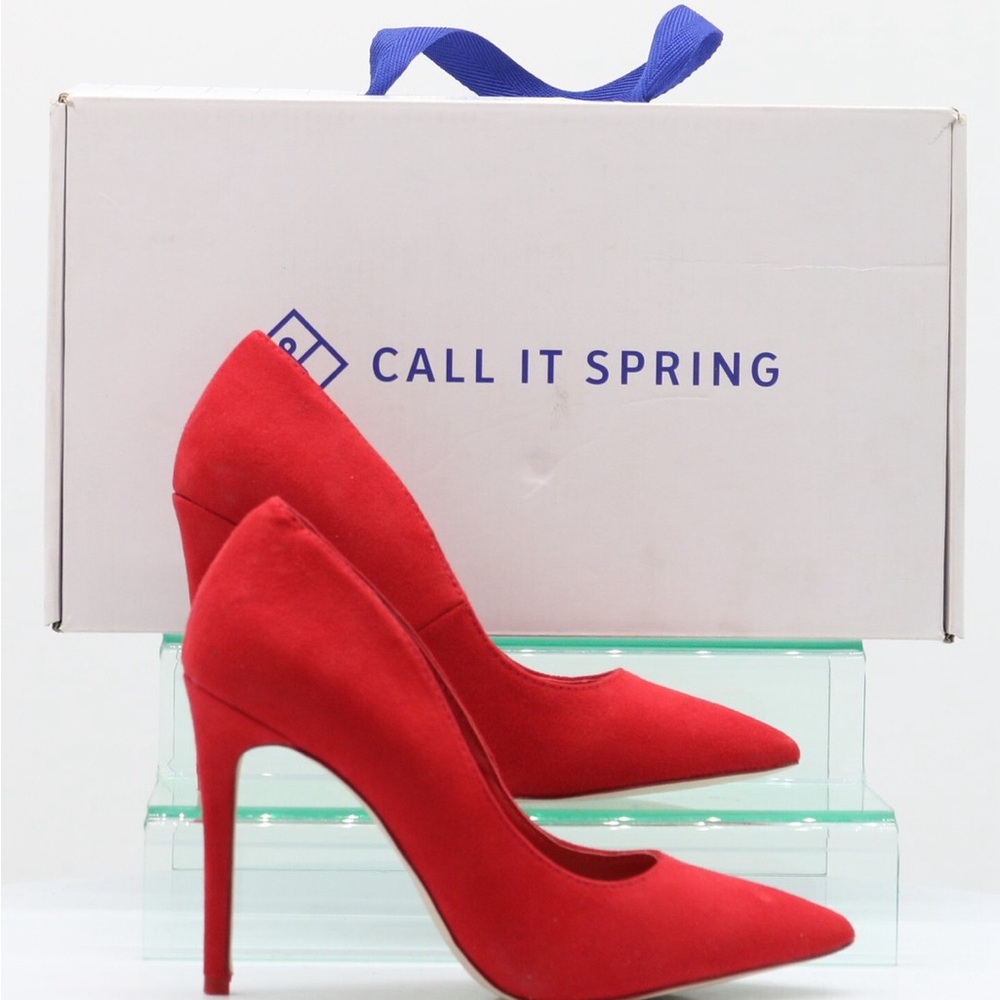 Call It Spring Bold Red Stiletto Heels